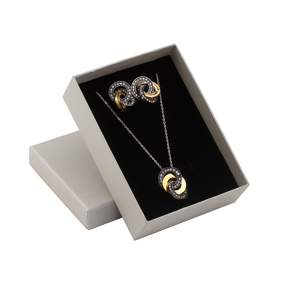 Conjunto de 2 joyas de acero - Nudo