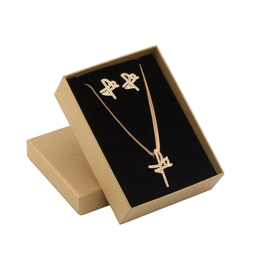 Conjunto de 2 joyas de acero - Fé