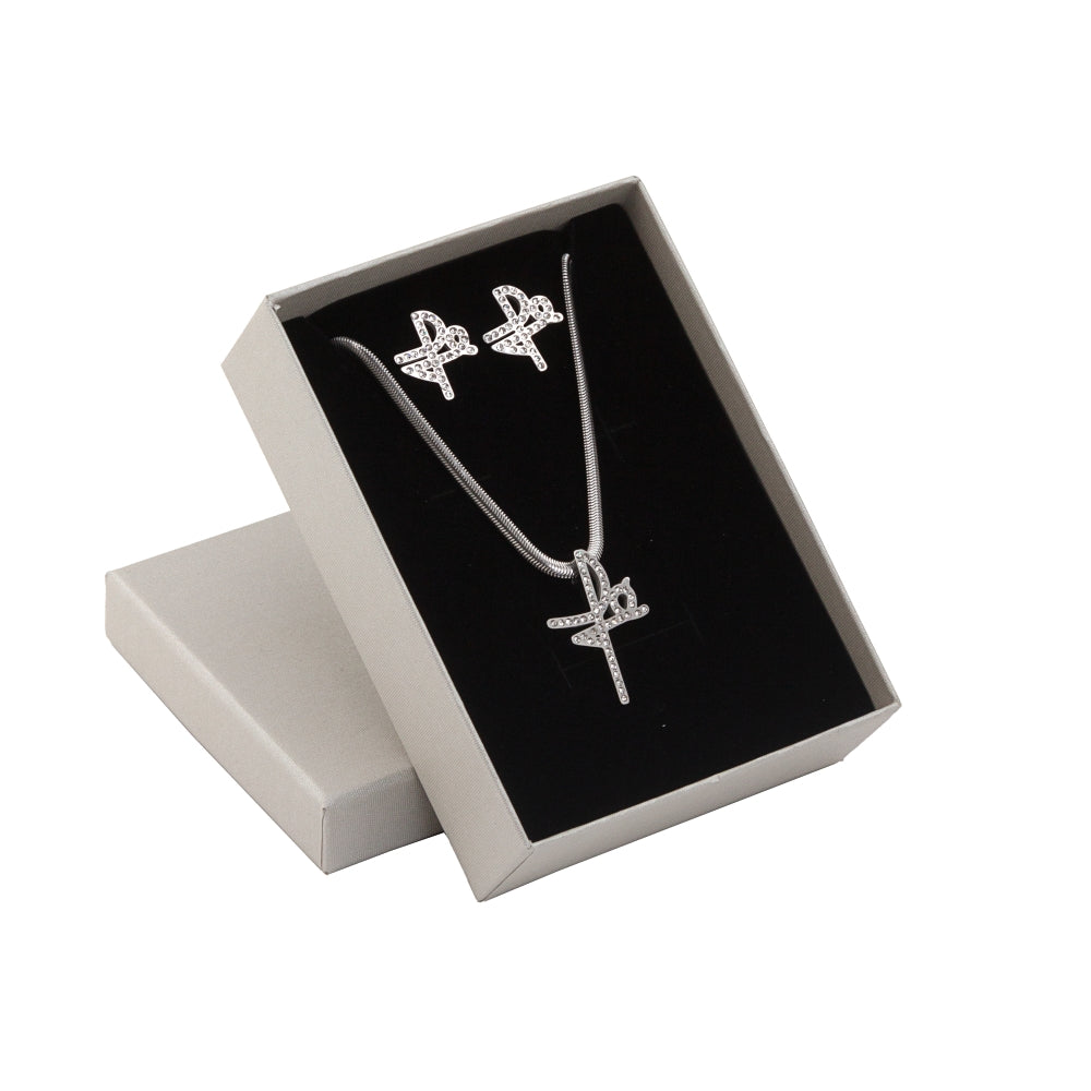 Conjunto de 2 joyas de acero - Fé
