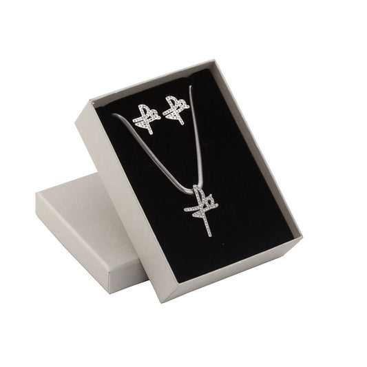 Conjunto de 2 joyas de acero - Fé
