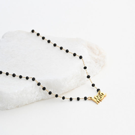 Collar palabra acero - MADRE 