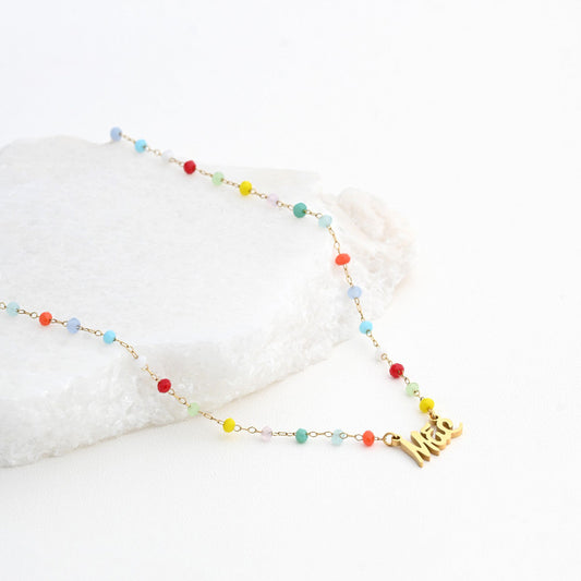 Collar palabra acero - MADRE 