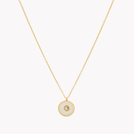 Collar de acero LETRA