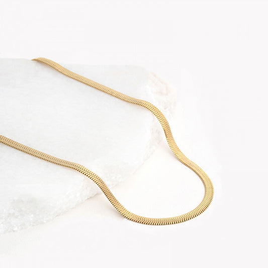 Collar de acero liso de 4 mm.