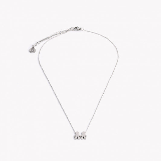 Collar de acero dos niños